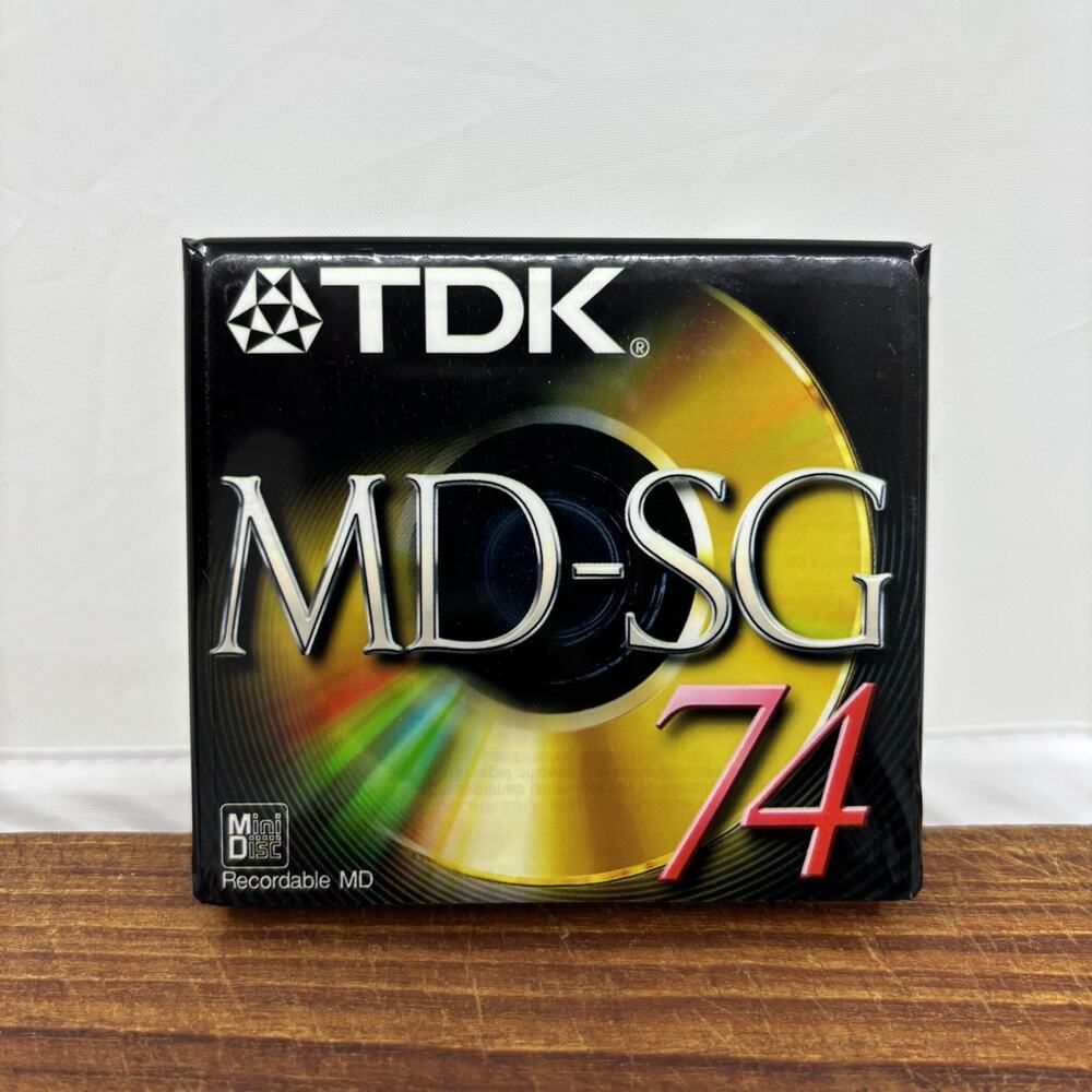TDK MD-SG 74 Blank Mini Disc New Sealed